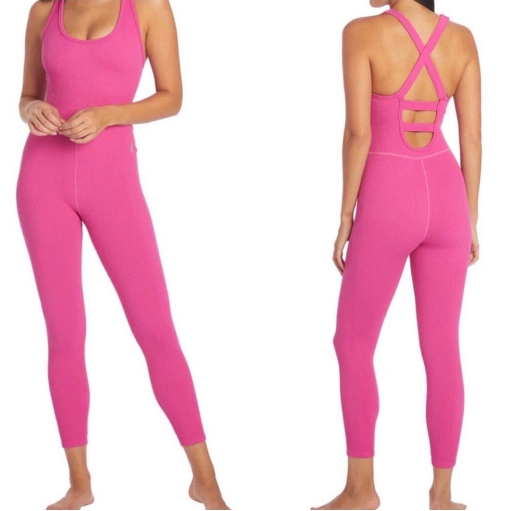 NWT FP Movement Free Throw Onesie Punch Crush Pink Small